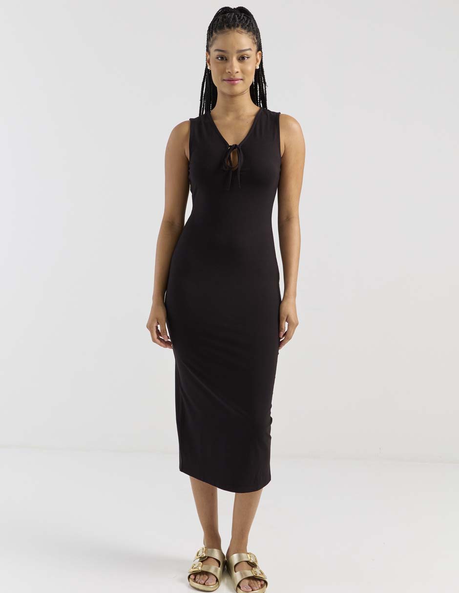 Vestido midi casual para mujer Vestido midi casual para mujer