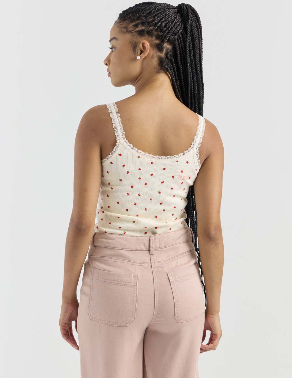Top cuello redondo escote regular tirante clásico 6
