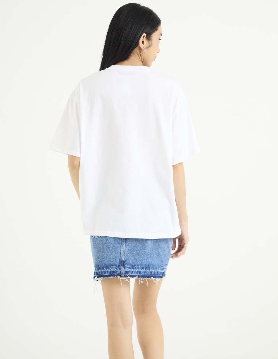 Playera manga corta That's It cuello redondo para mujer