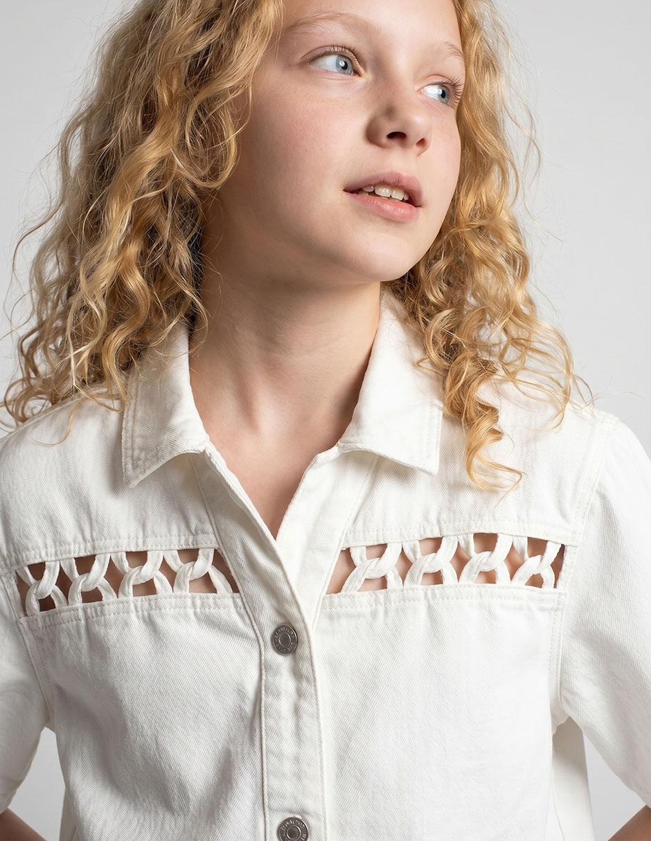 Blusa manga al codo para mujer 4