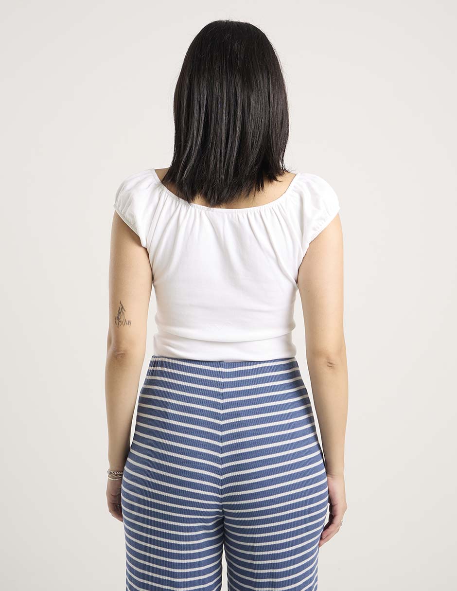 Blusa manga corta para mujer 2