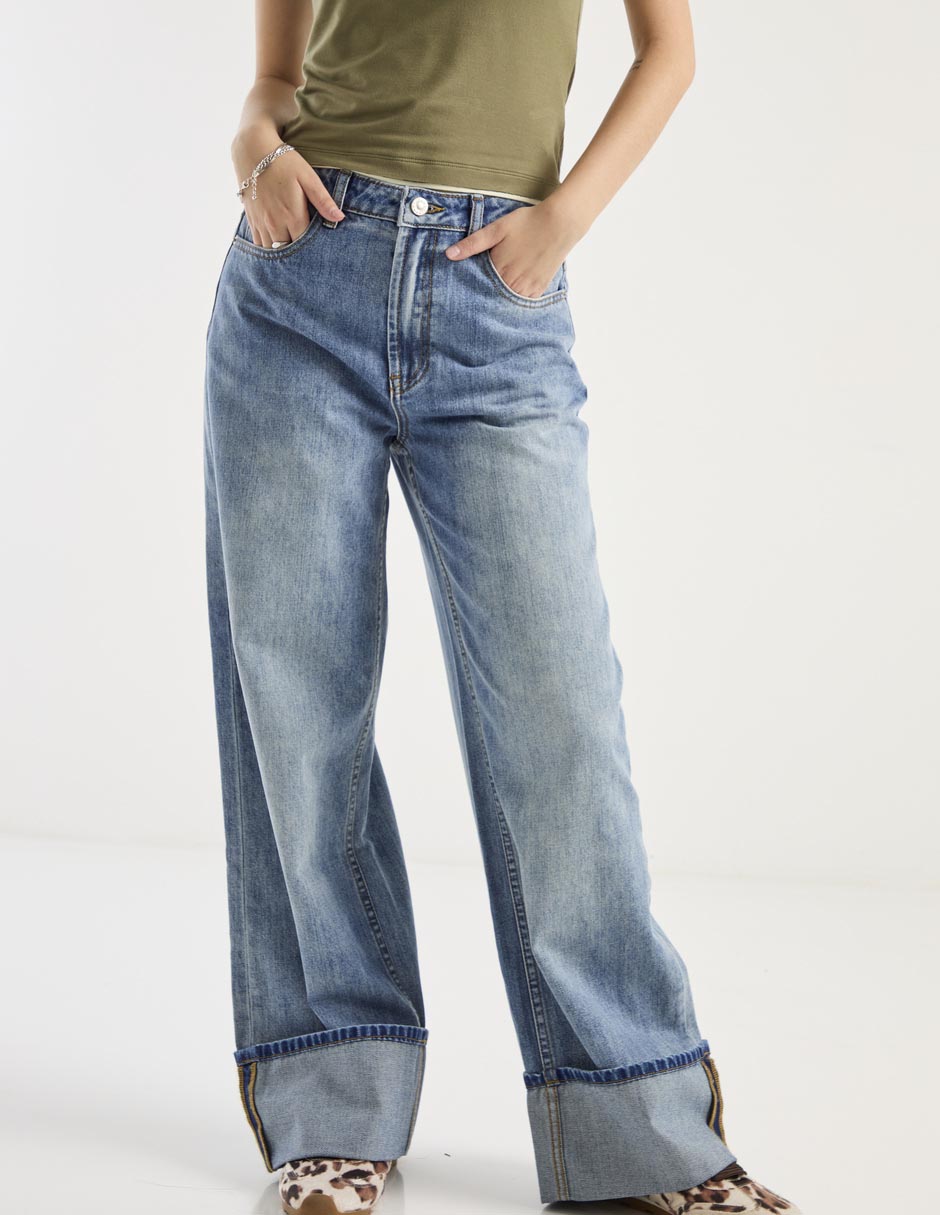 Jeans bota That's It corte cintura para mujer