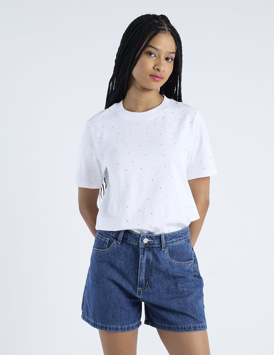 Short de mezclilla para mujer