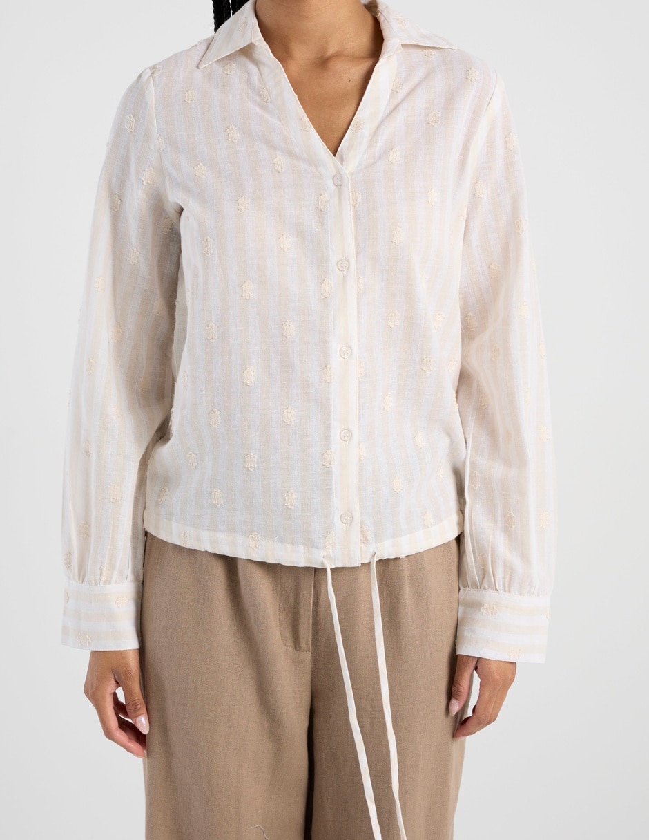 Blusa manga larga para mujer 7