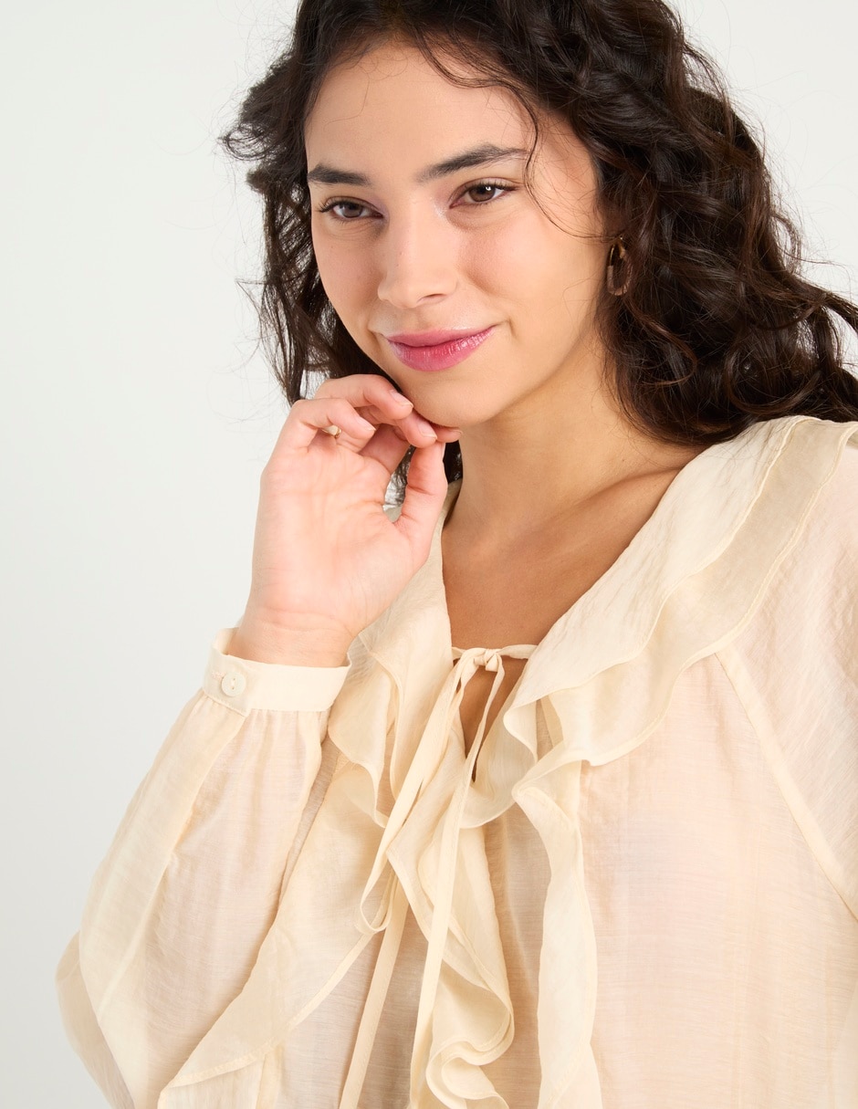 Blusa manga larga para mujer 9