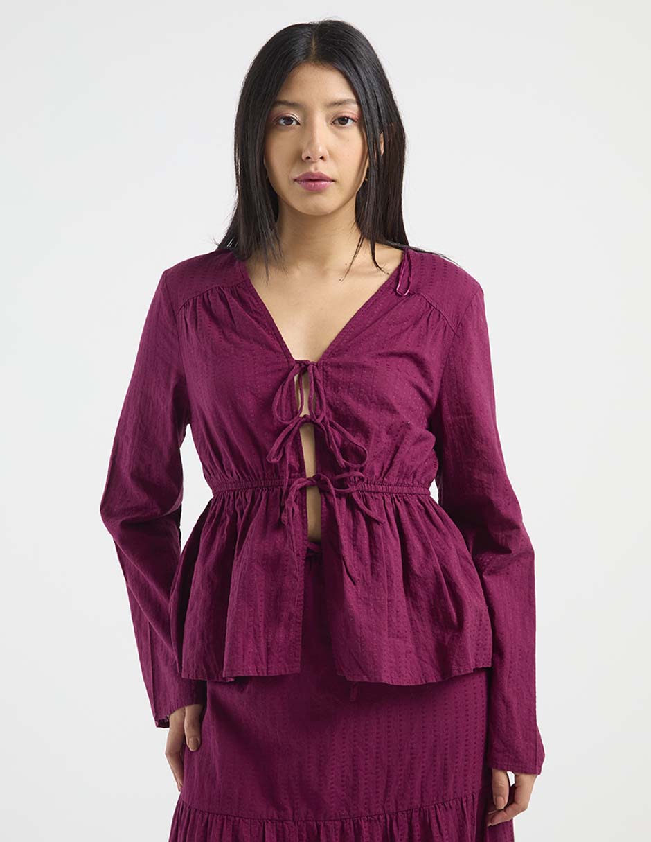 Blusa manga larga para mujer 1