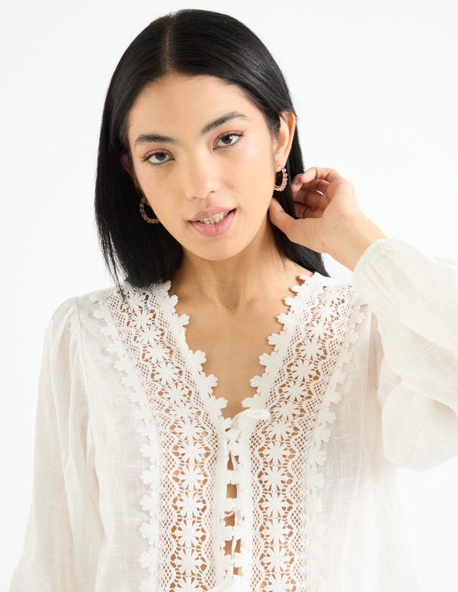 Blusa manga larga para mujer 9