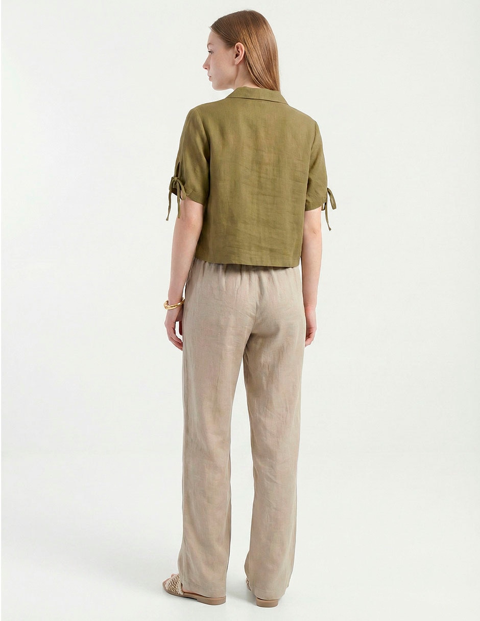 Pantalón relaxed amplio para mujer 2