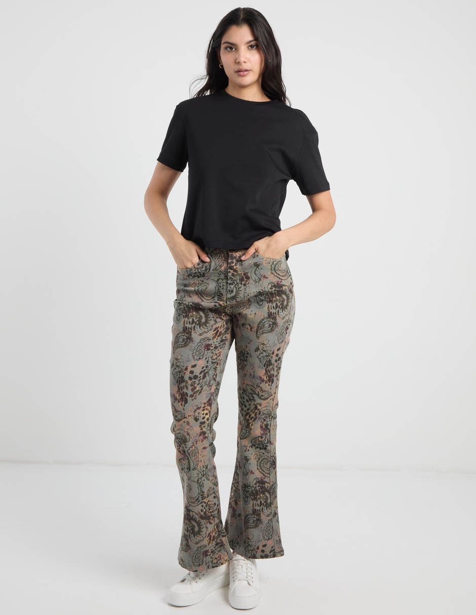 Jeans flare skinny para mujer 2