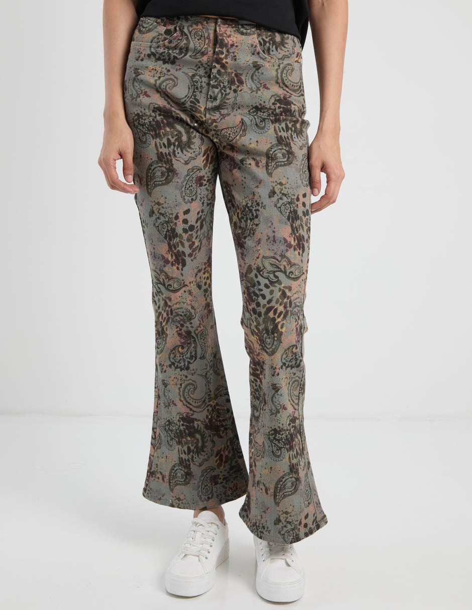 Jeans flare skinny para mujer