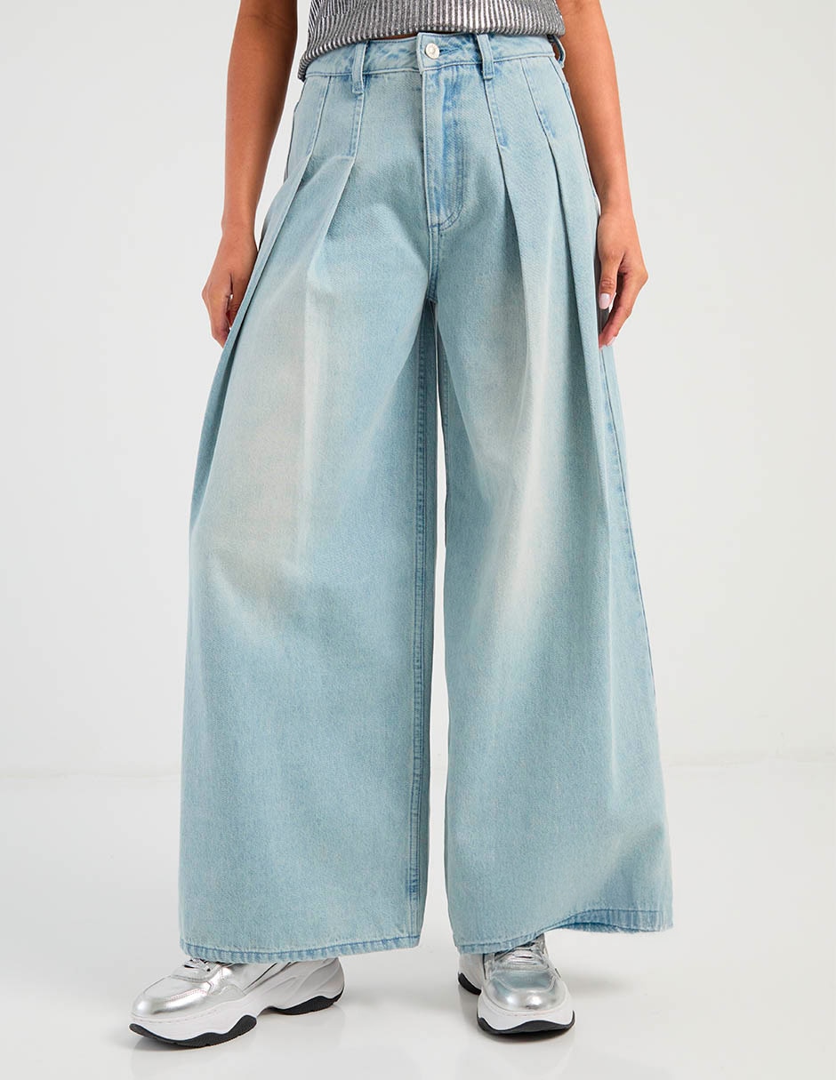 Jeans wide leg para mujer