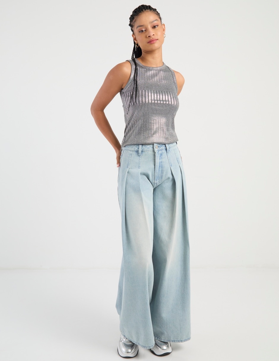 Jeans wide leg para mujer 5