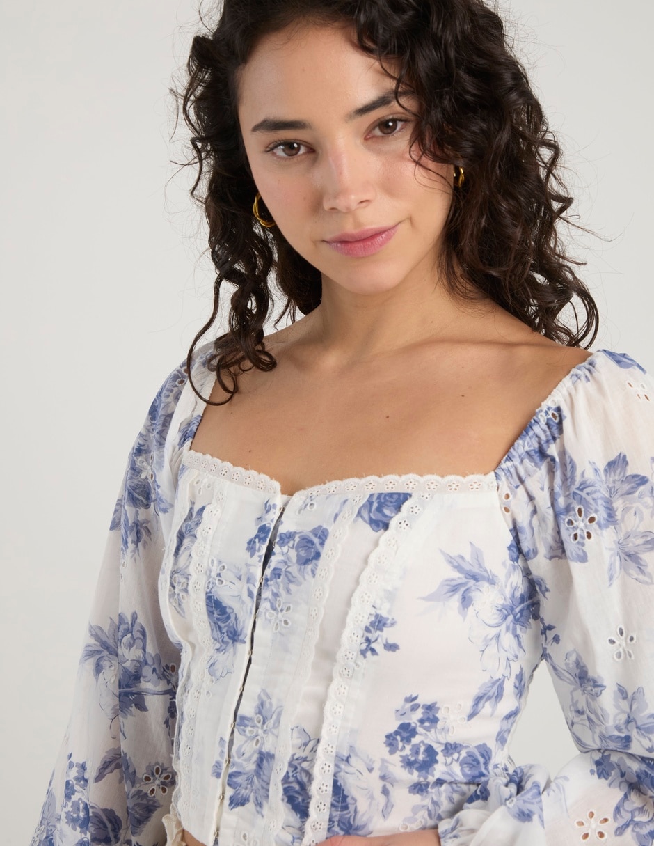 Blusa manga larga para mujer 9