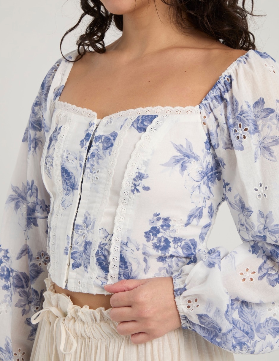 Blusa manga larga para mujer 10