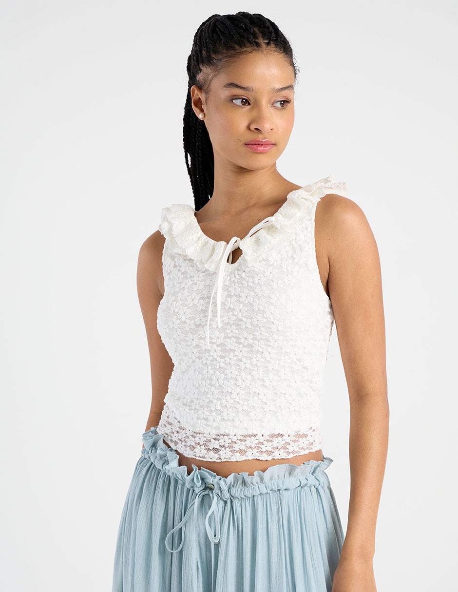 Blusa manga corta para mujer