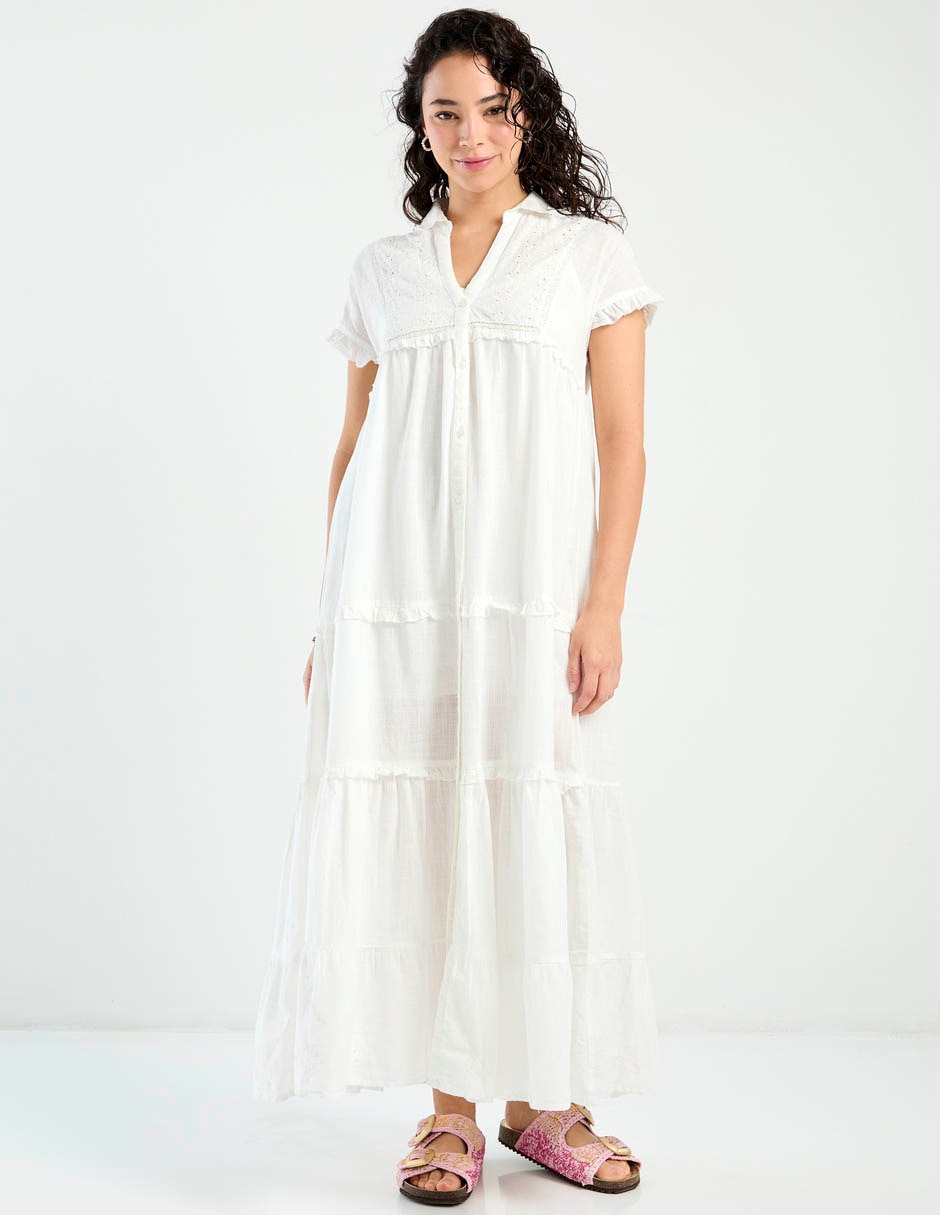 Vestido largo casual para mujer 2