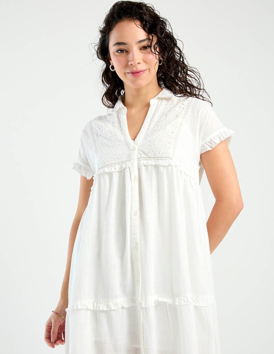 Vestido largo casual para mujer 4