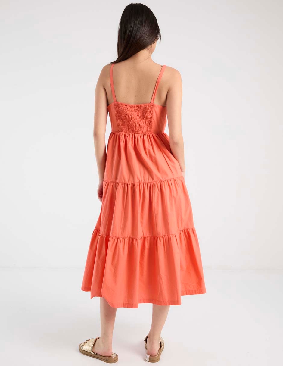 Vestido midi casual para mujer