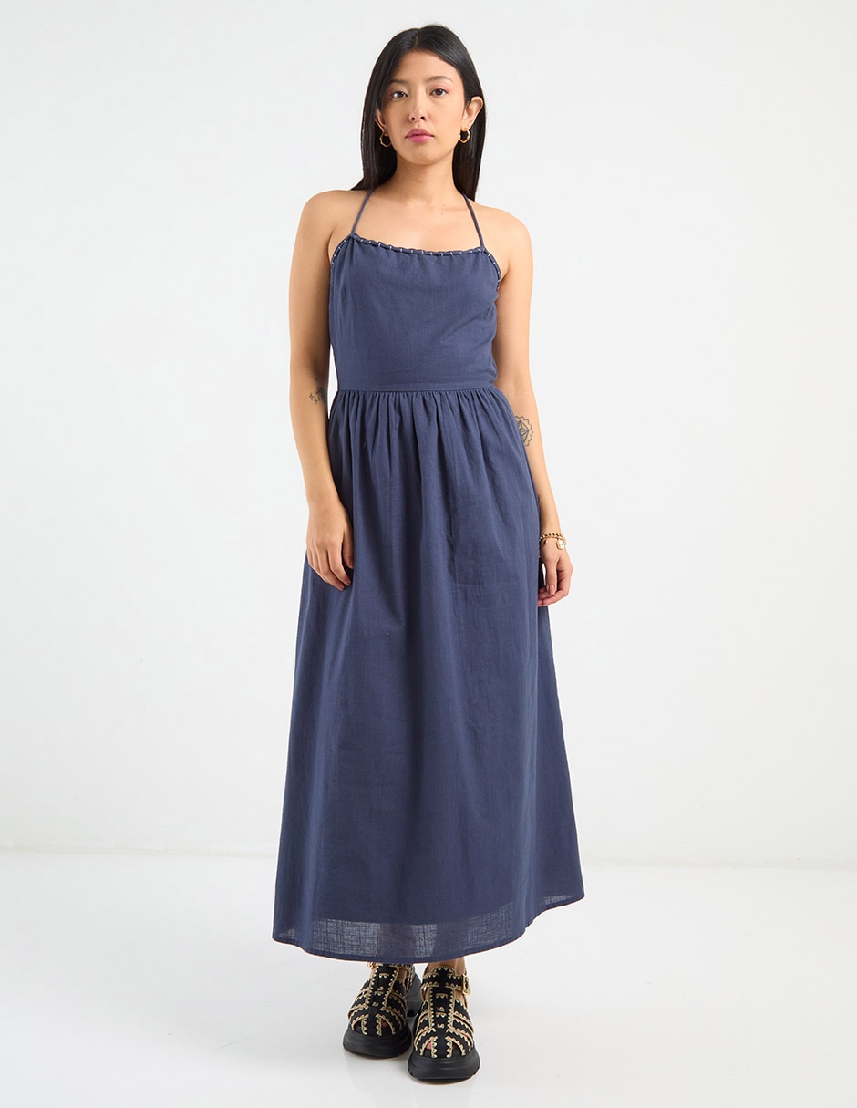 Vestido largo casual para mujer