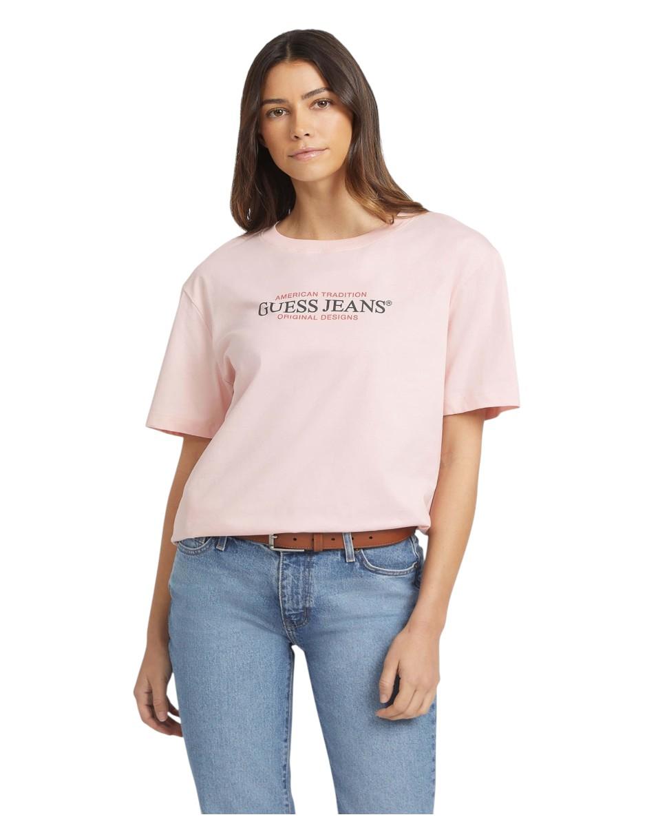 Playera manga corta cuello redondo para mujer Playera manga corta cuello redondo para mujer