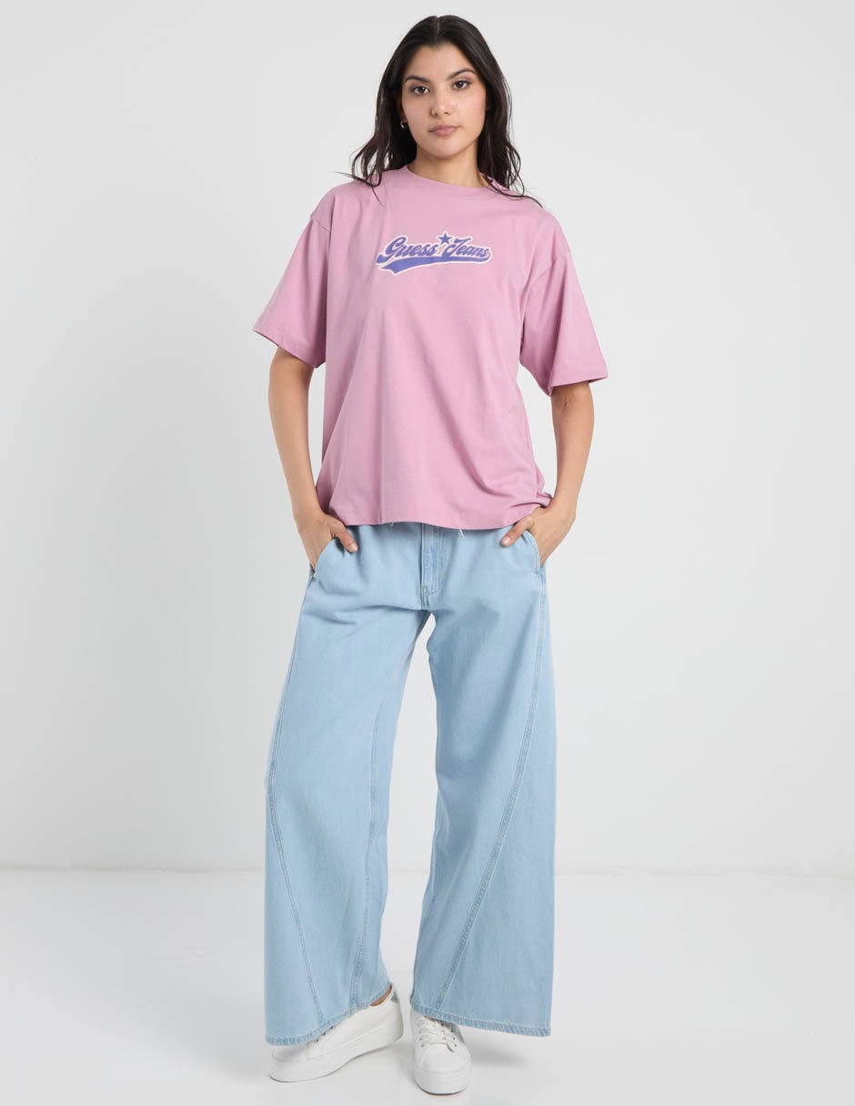 Playera manga corta cuello redondo para mujer 3