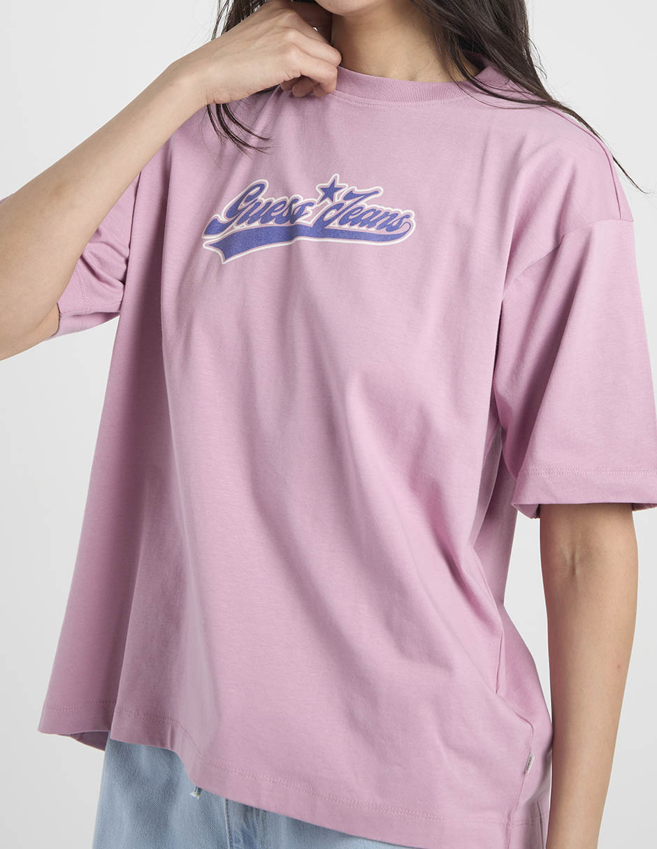 Playera manga corta cuello redondo para mujer 5