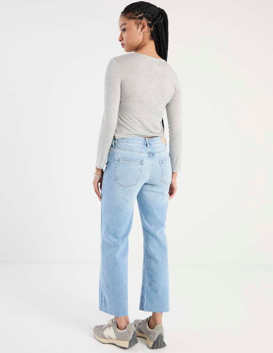 Jeans straight para mujer 5