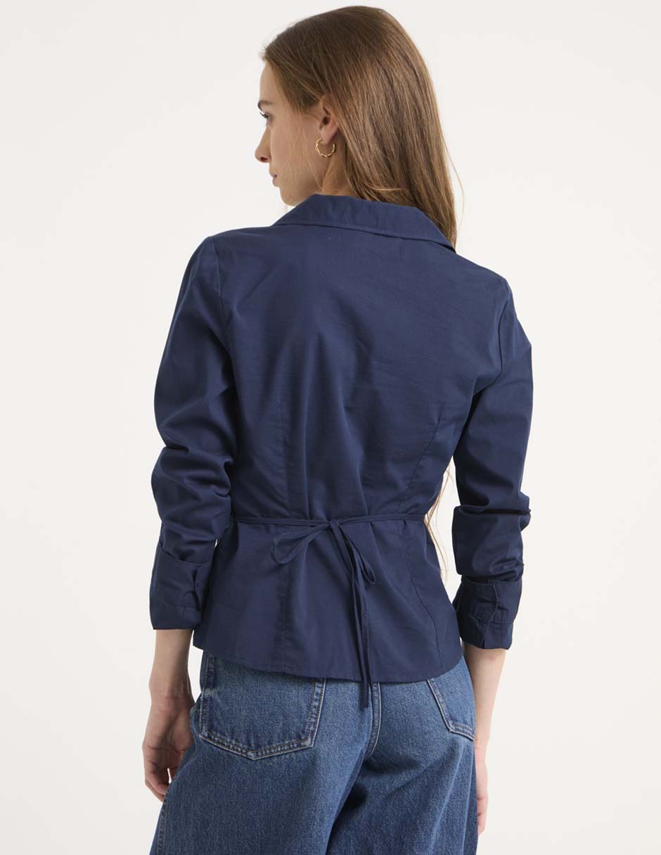 Blusa Hollister manga larga para mujer