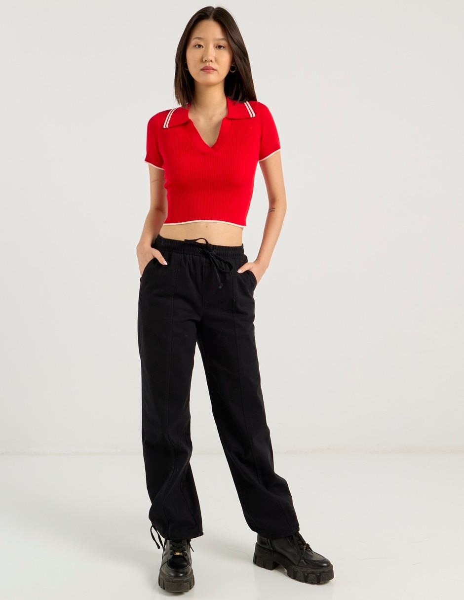 Top cuello polo 8