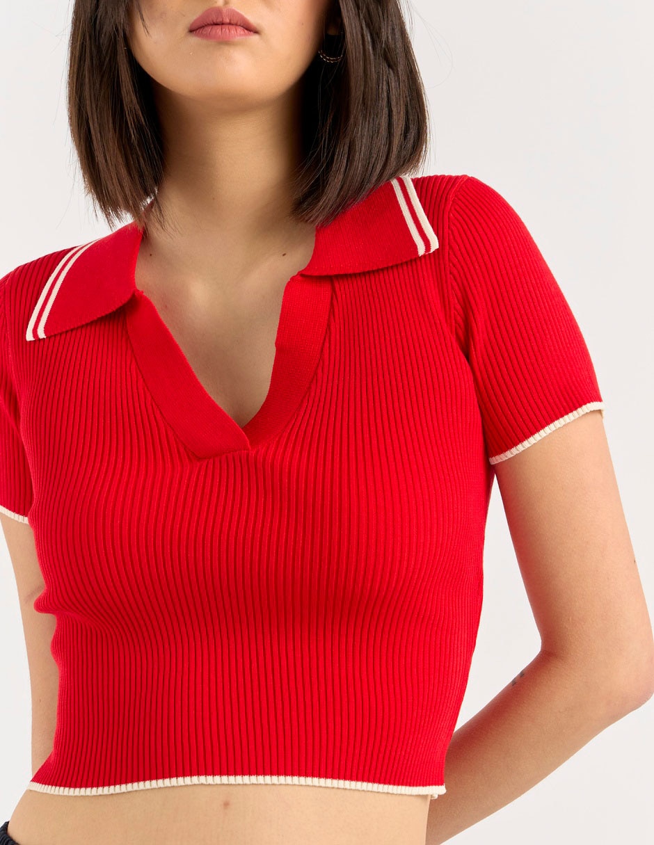 Top cuello polo 9