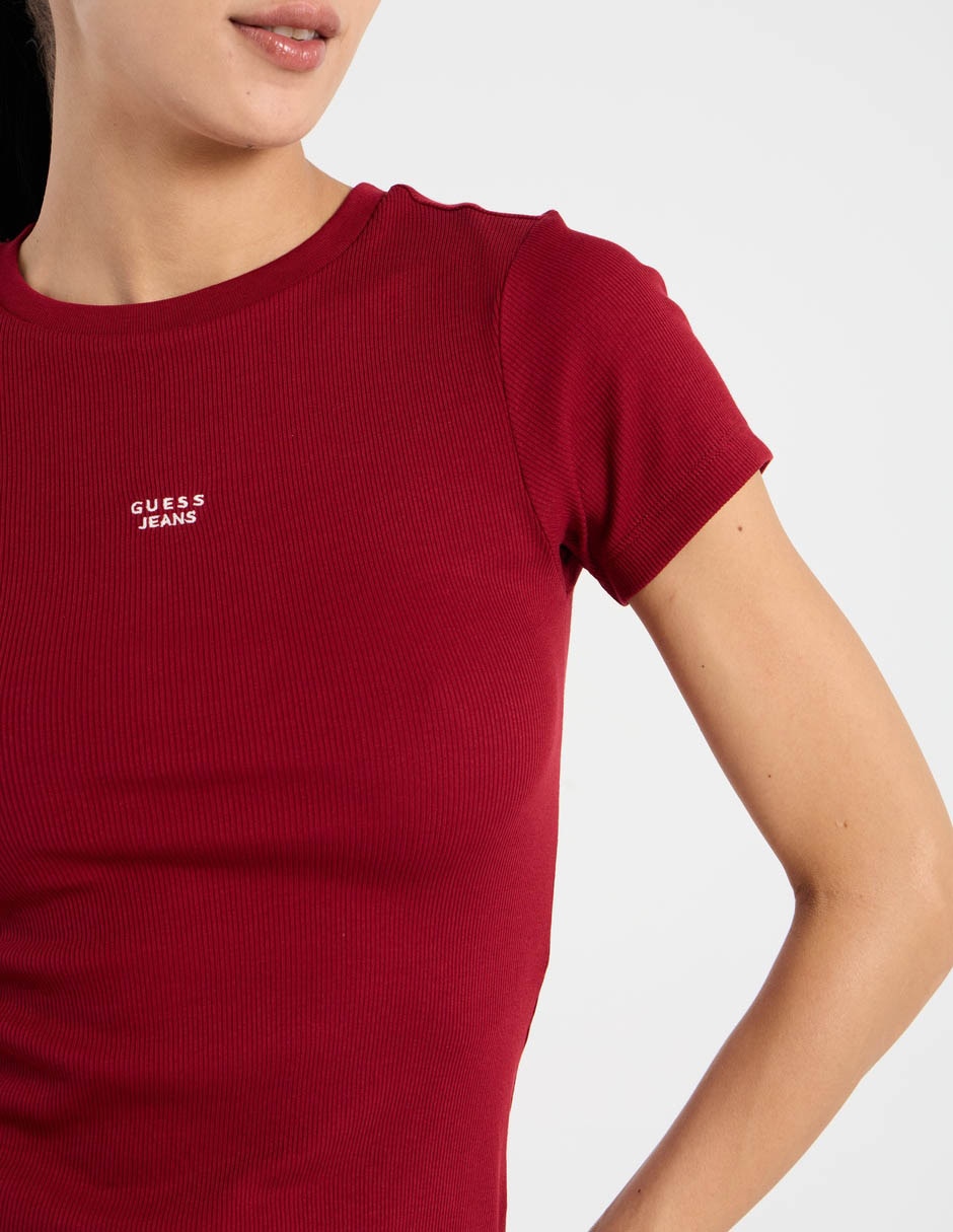 Top cuello redondo