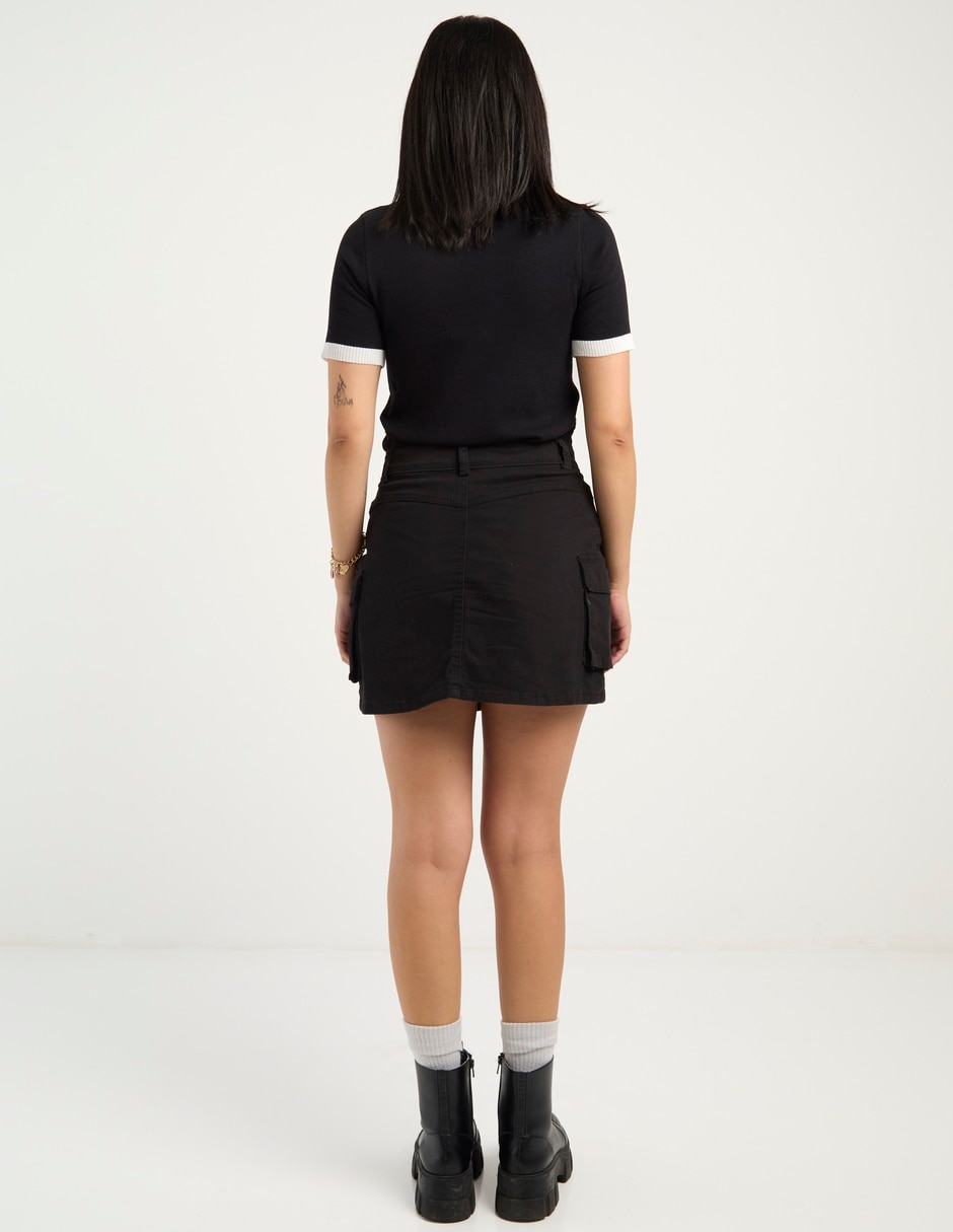 Falda mini a la cintura 6