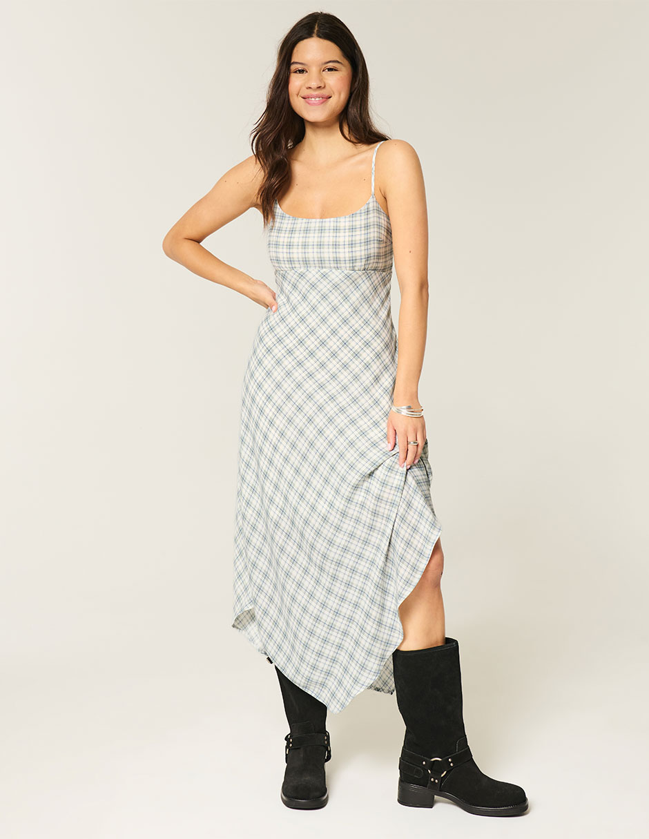 Vestido midi casual temporada para mujer 2