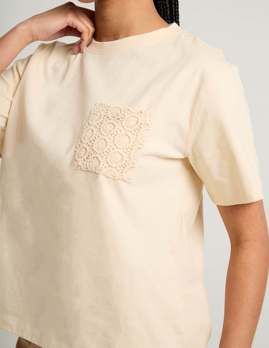Playera manga corta That's It cuello redondo para mujer