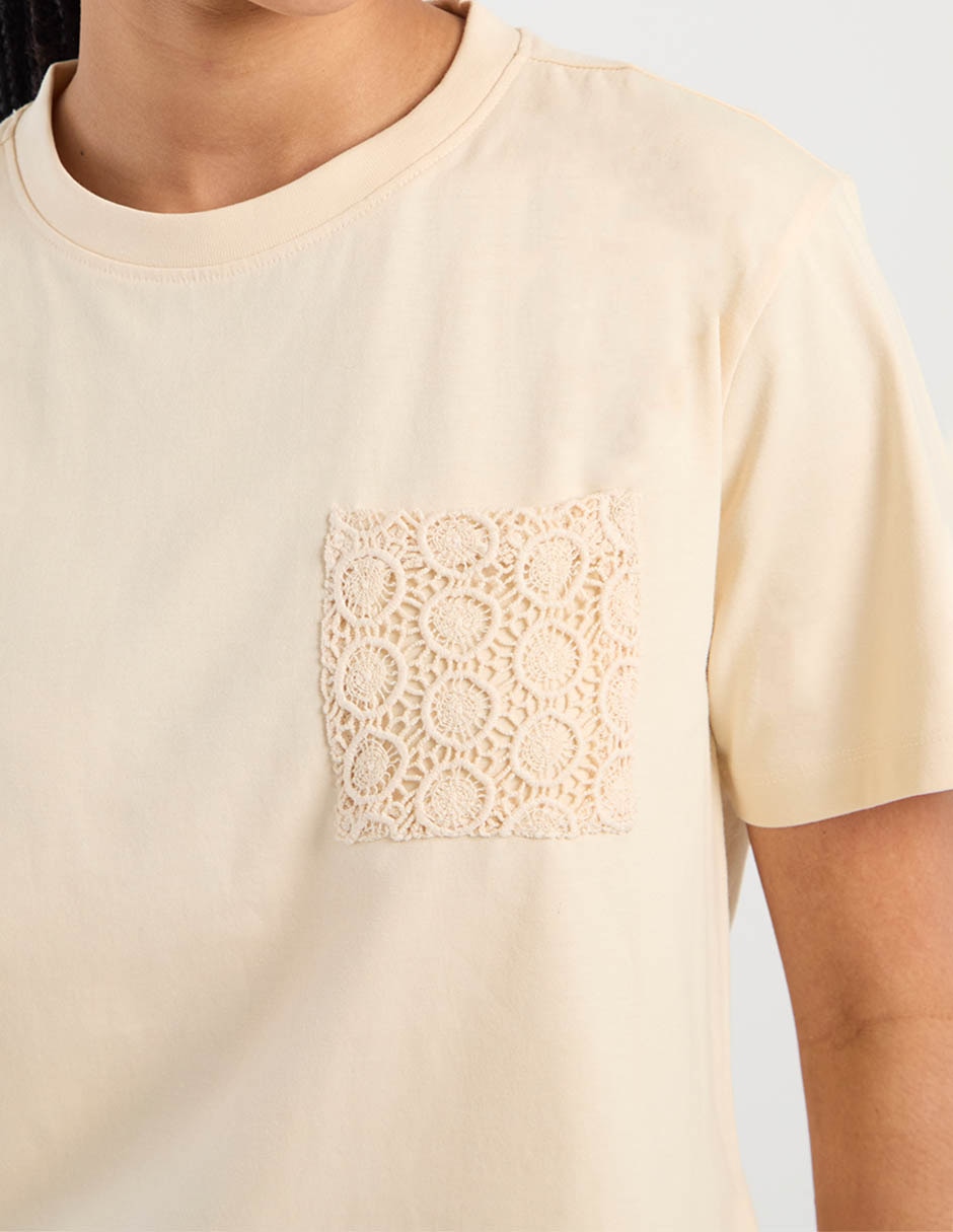 Playera manga corta That's It cuello redondo para mujer