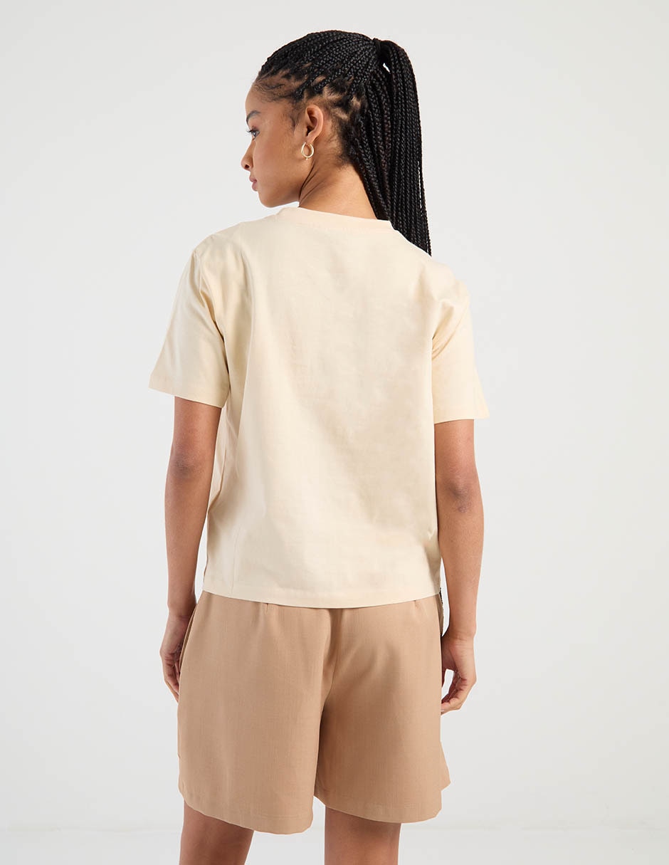 Playera manga corta That's It cuello redondo para mujer