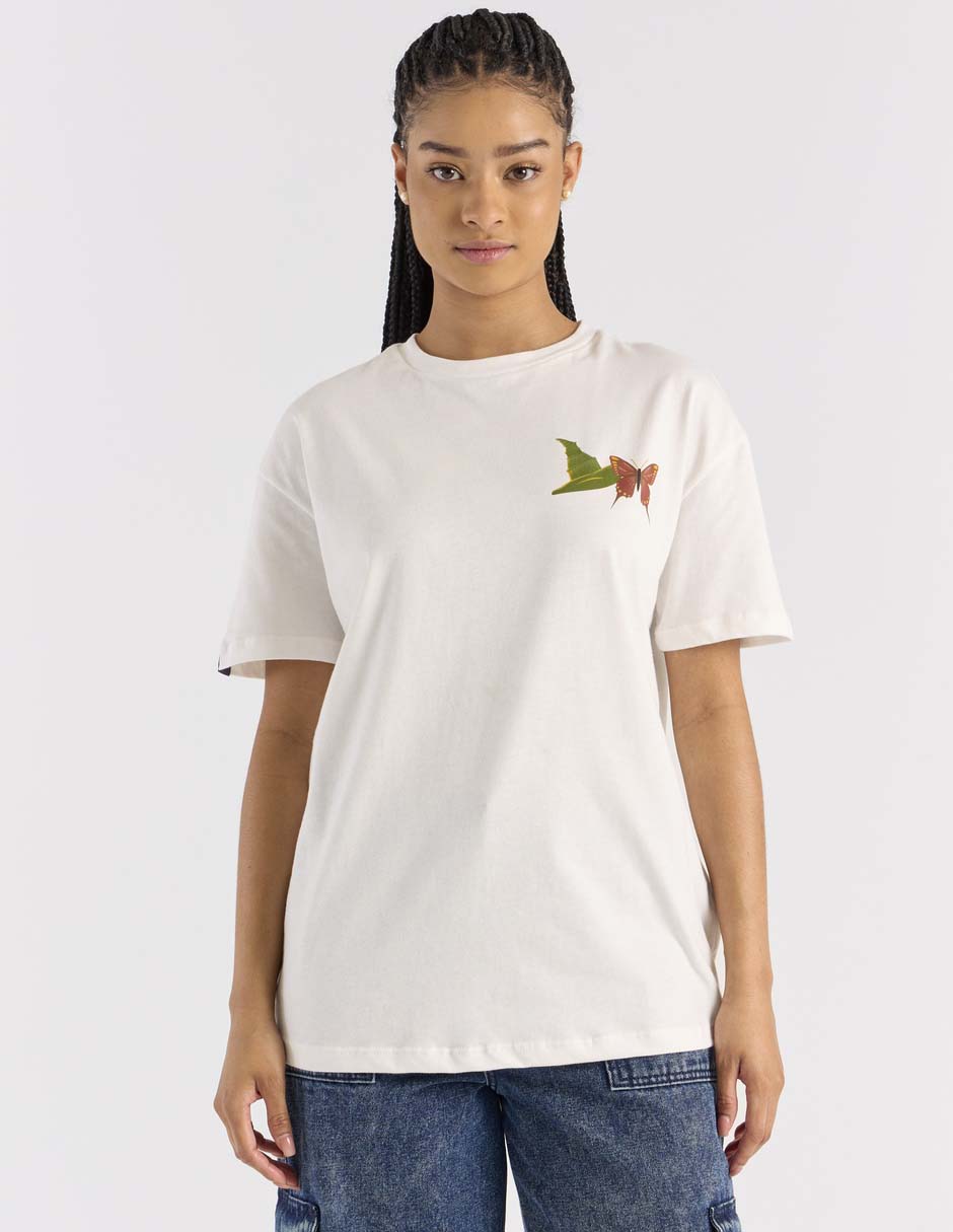 Playera manga corta cuello redondo para mujer Playera manga corta cuello redondo para mujer