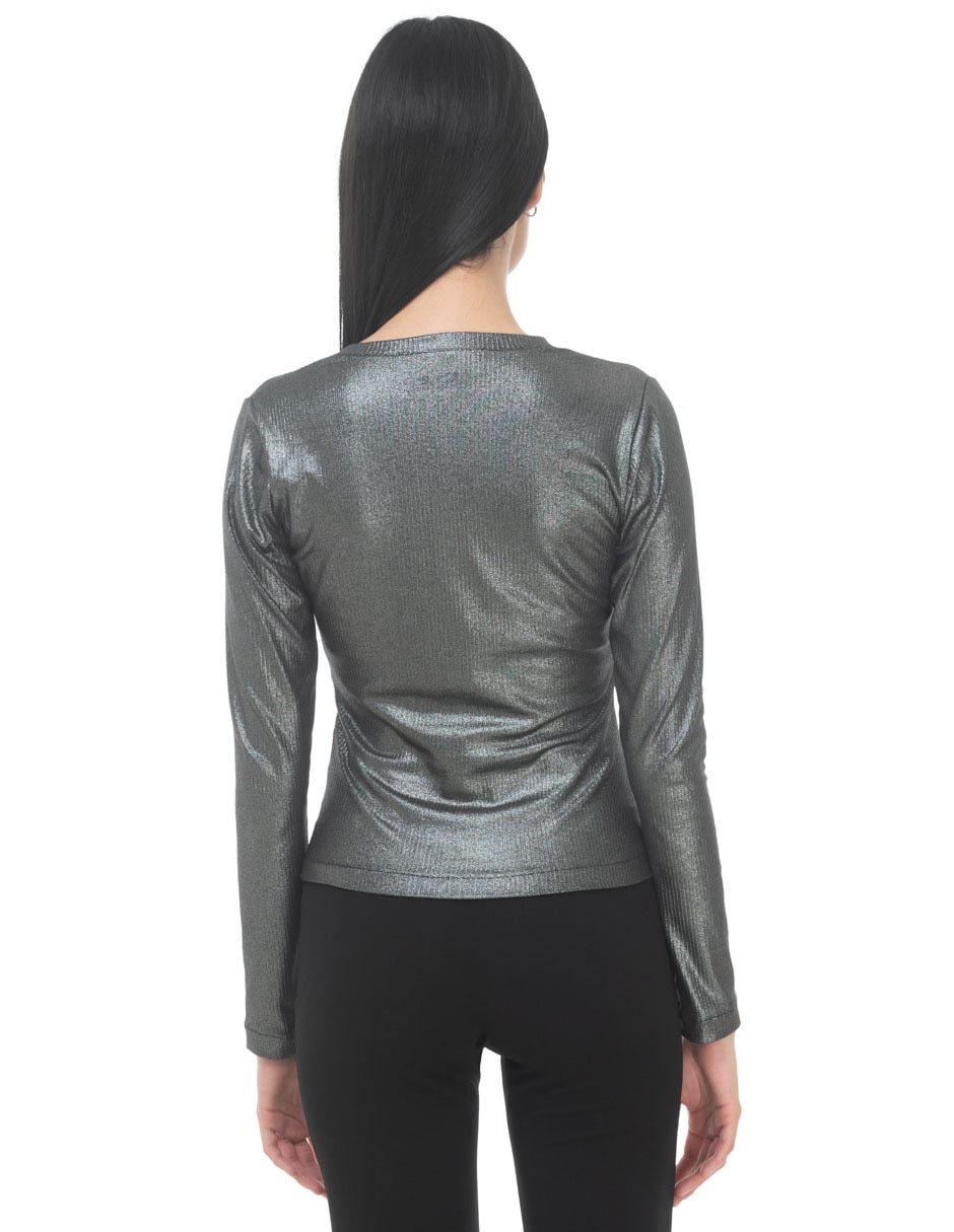 Blusa Sarah Bustani manga larga para mujer