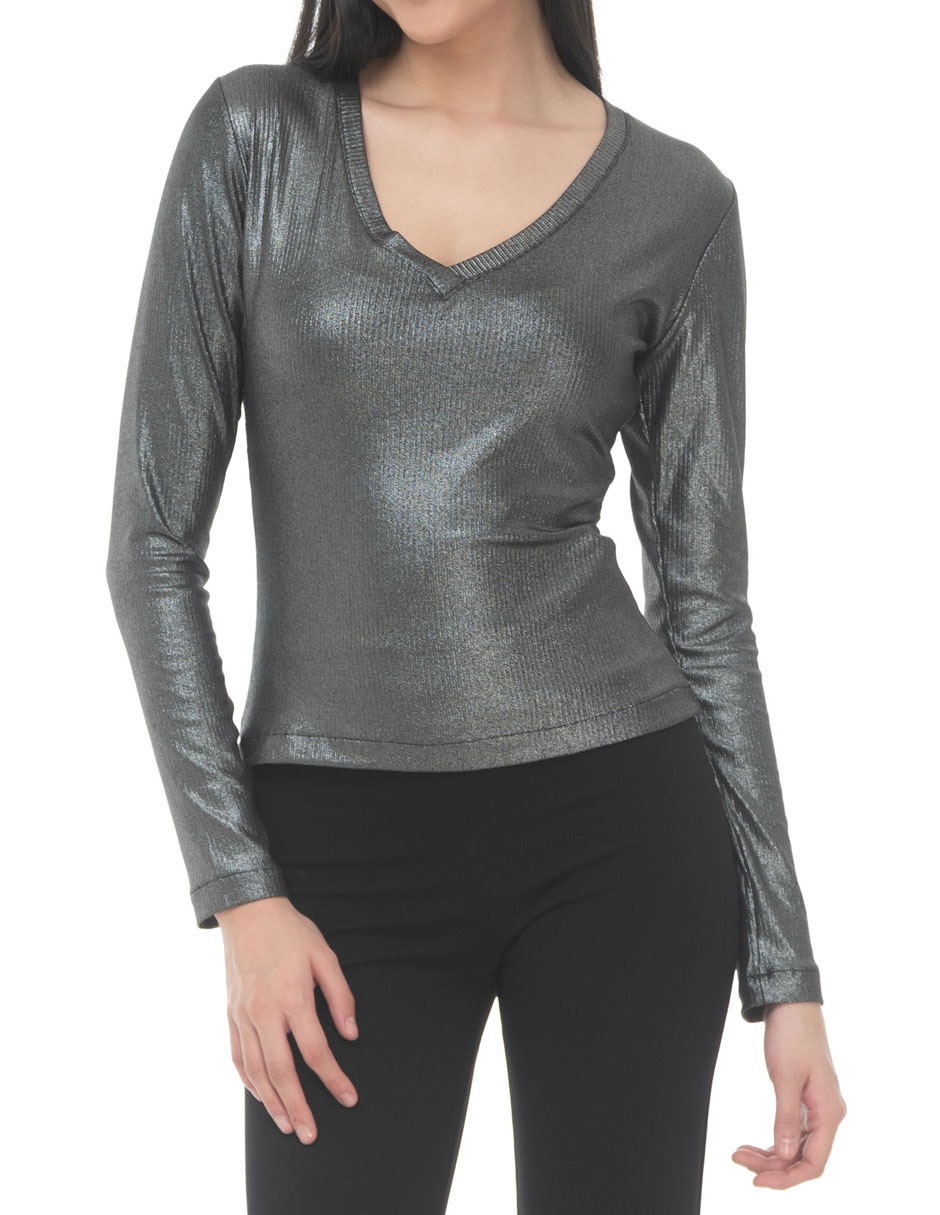 Blusa Sarah Bustani manga larga para mujer