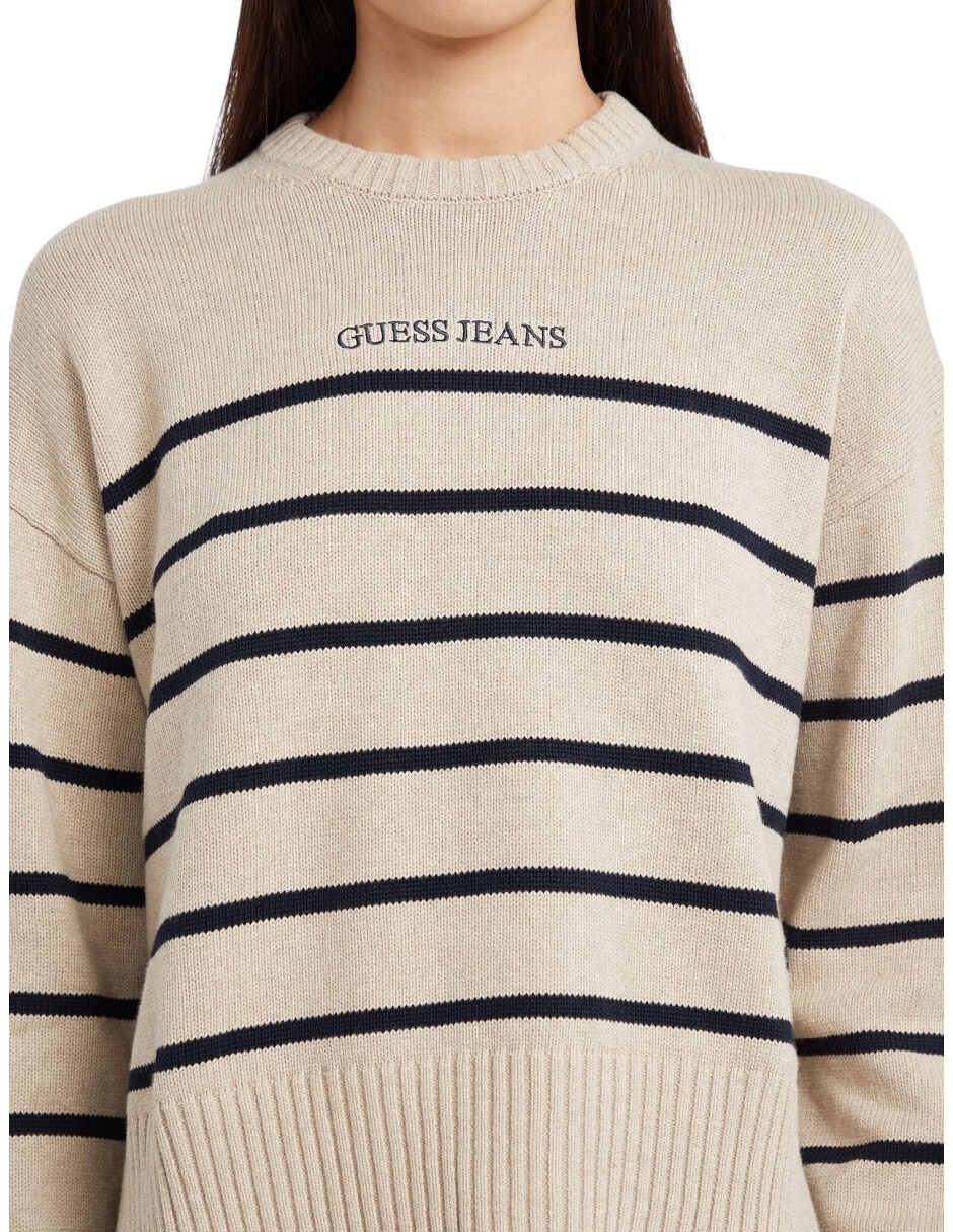 Suéter cuello redondo para mujer