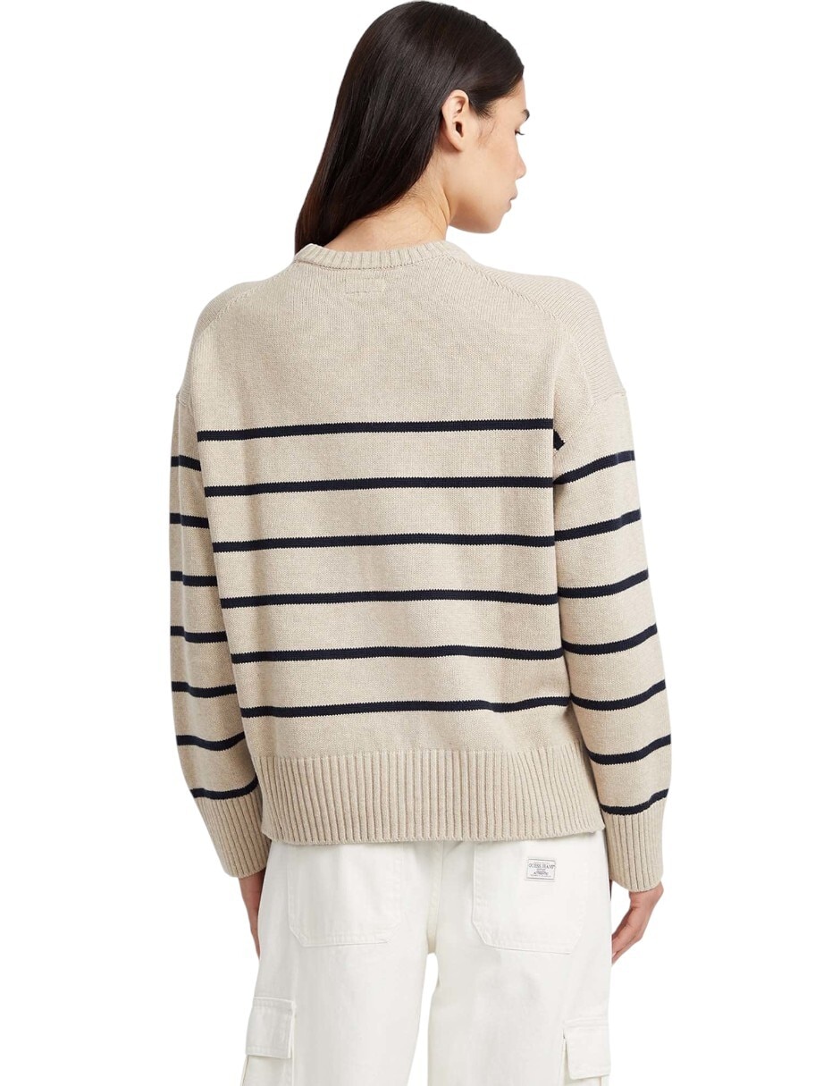 Suéter cuello redondo para mujer