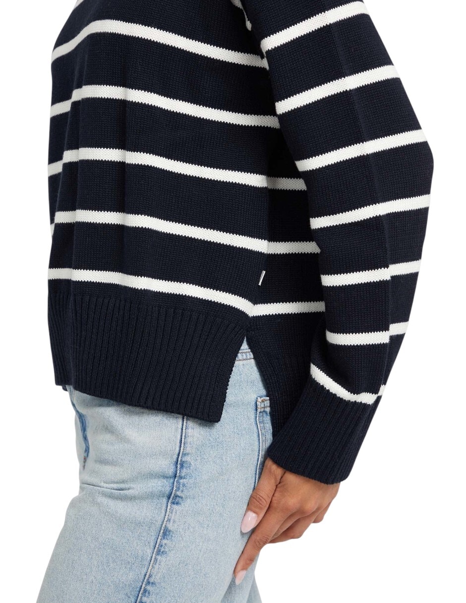 Suéter cuello redondo para mujer 2