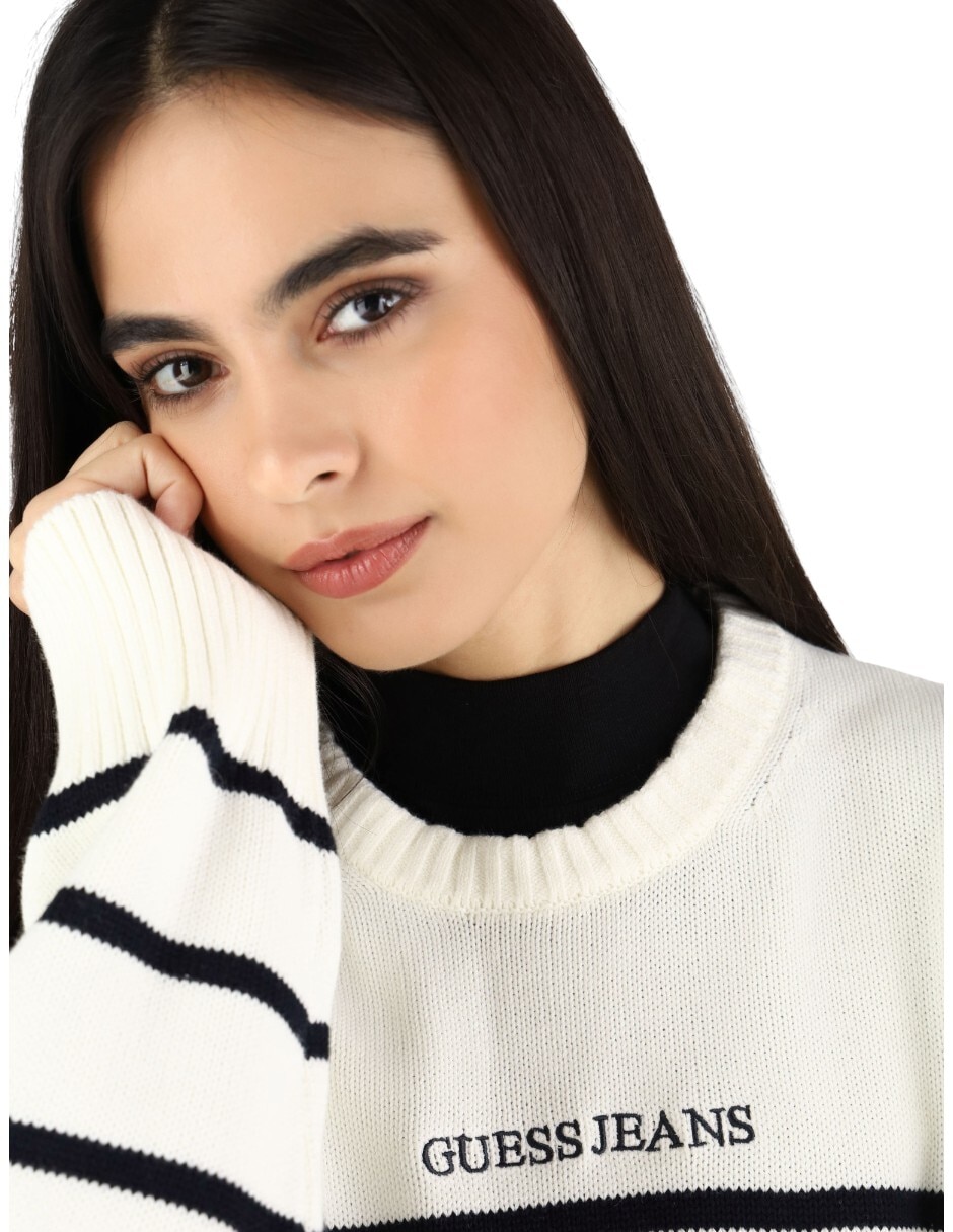 Suéter cuello redondo para mujer 4