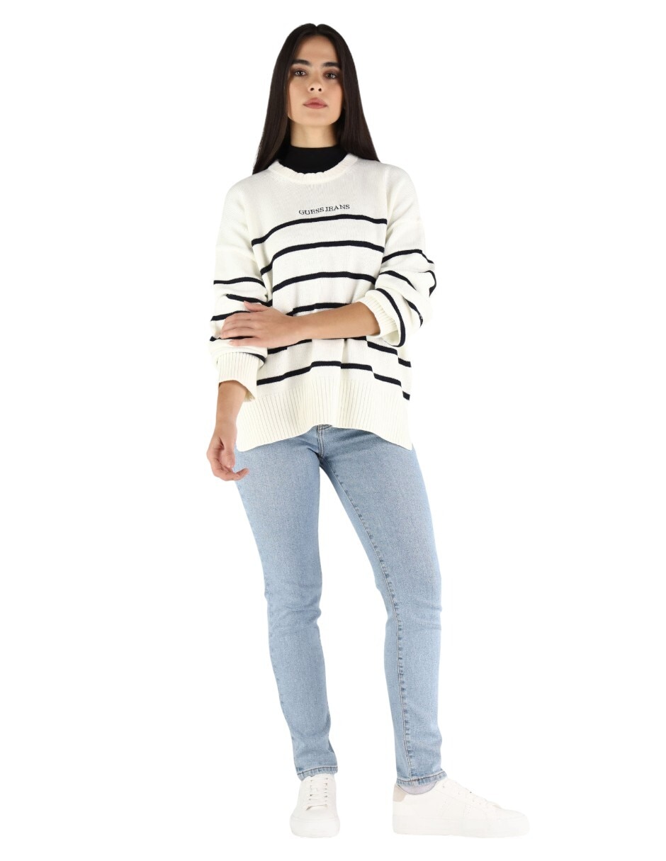 Suéter cuello redondo para mujer 3