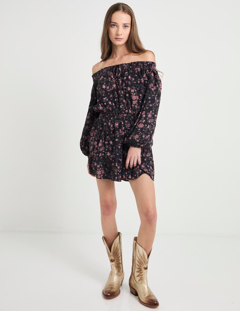 Vestido corto casual Hollister para mujer