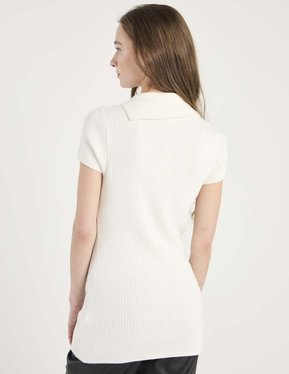 Suéter cuello asimétrico para mujer 4