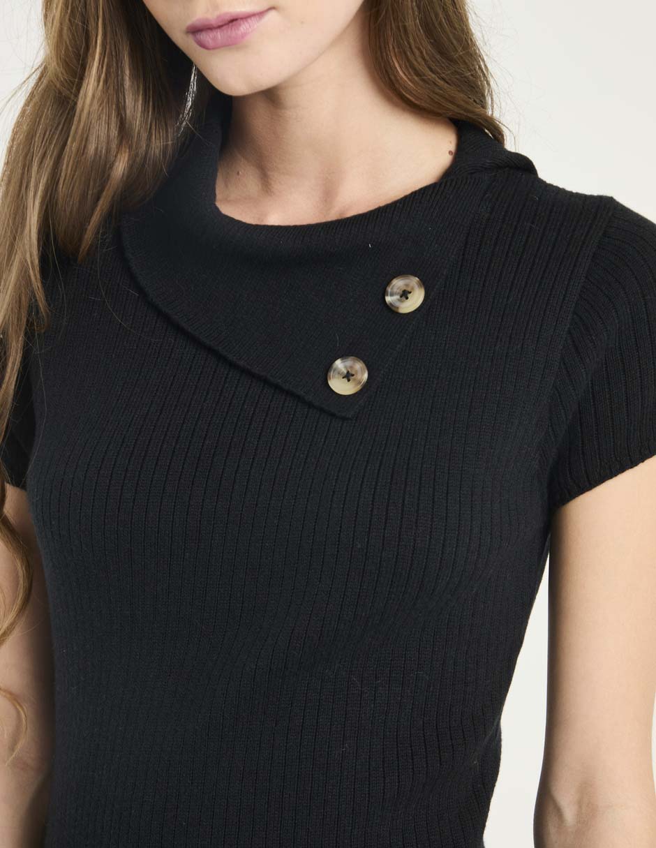 Suéter cuello asimétrico para mujer 2