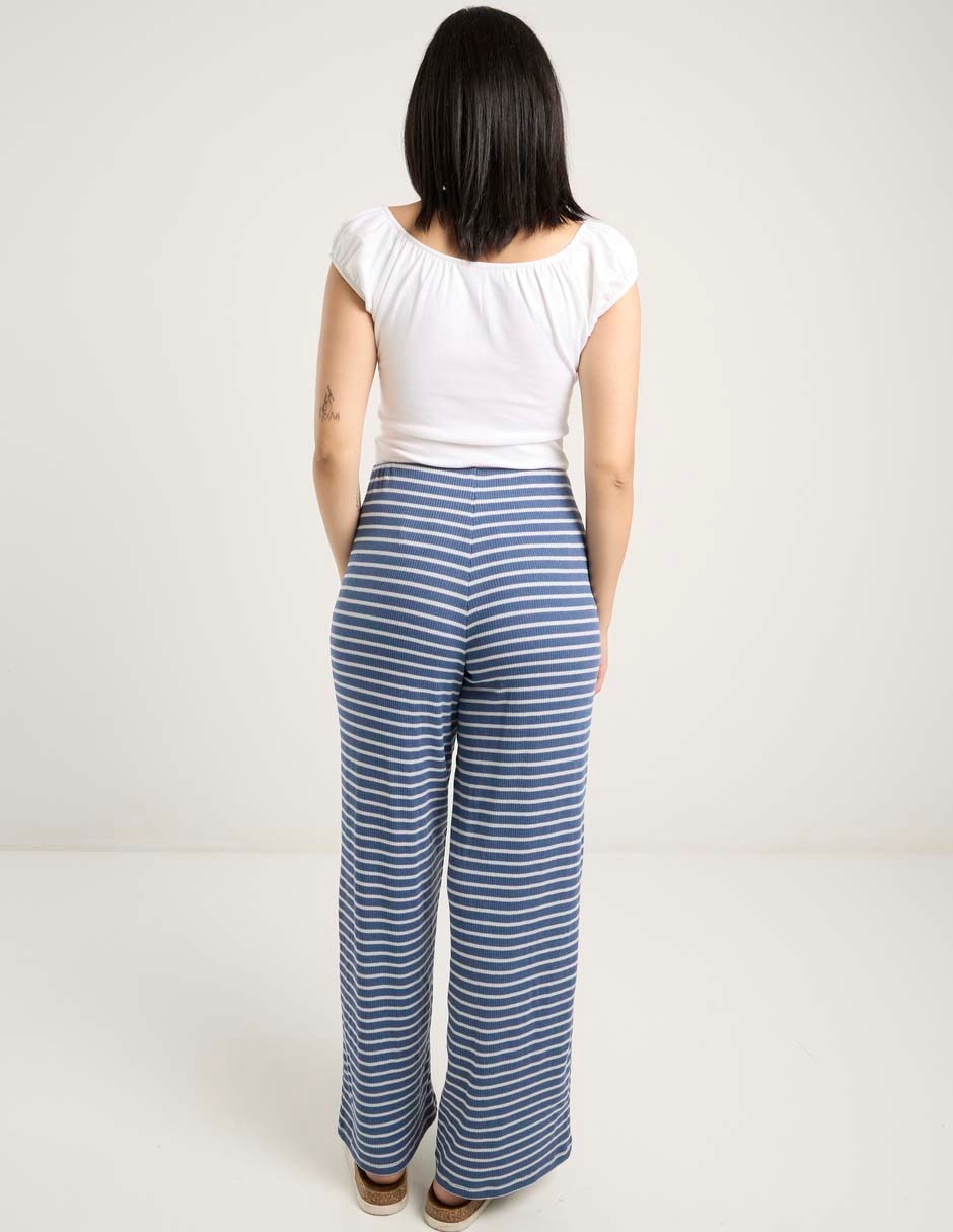 Pantalón acampanado amplio para mujer 6