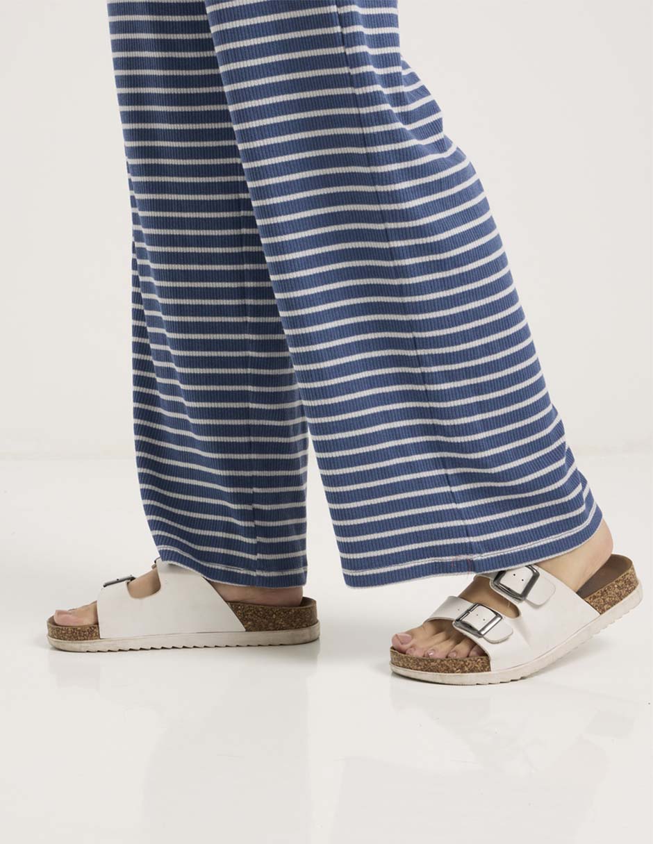 Pantalón acampanado amplio para mujer 9