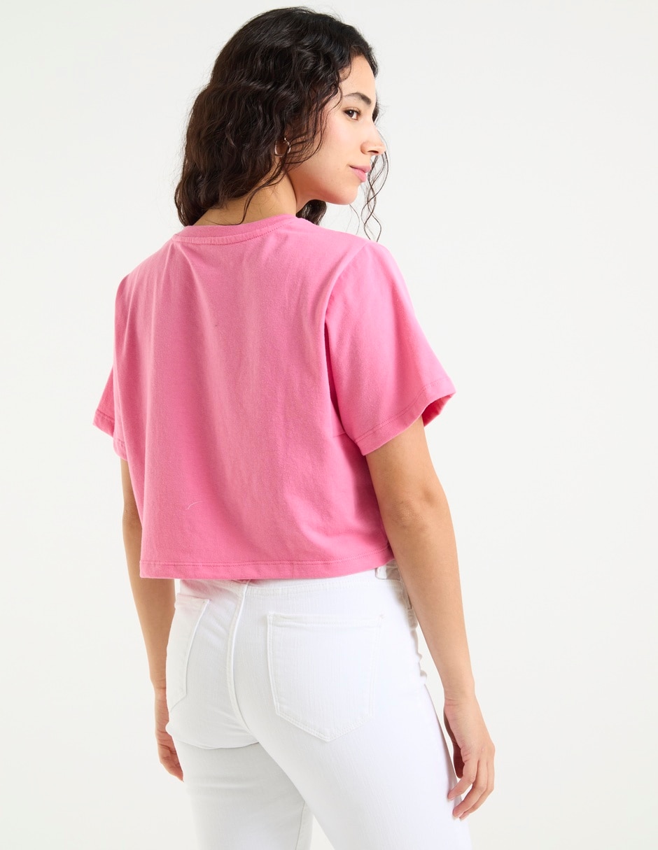 Playera manga corta That's It cuello redondo para mujer
